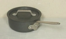 Vtg COMMERCIAL ALUMINUM COOKWARE 5001 Sauce Pan w/ Lid (80s) Calphalon ANODIZED!