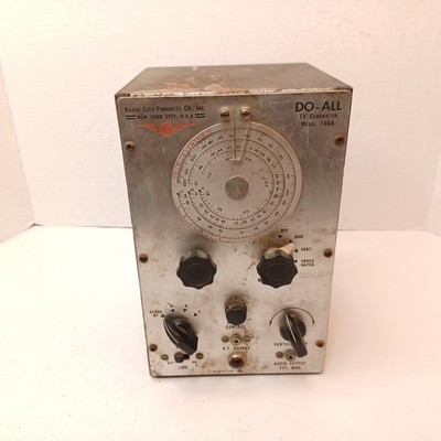 Vintage Do All TV Generator Model 740A  1950s Radio City Products Co For Parts