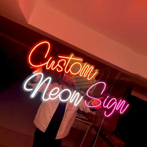 Custom LED Neon LOGO Sign Customized Name Personalize Bar Light Home Decor Wall