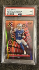 Amon-Ra St. Brown 03/10! 🔥 PSA 9-45 Red Zone 2022 (POP 1)- Detroit Lions