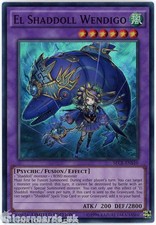SECE-ENS10 El Shaddoll Wendigo Super Rare Limited Edition Mint YuGiOh Card