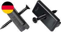 100 StüCk WPC Clips, 6 Mm Terrassenclips Kunststoff FüR Wpc/Bpc Dielen, Versteck