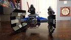 Lego Star Wars Darth Vader Minifigure Figure and TIE Fighter Vintage