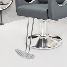 Silver Barber Chair Salon Shampoo Styling Hair Spa Beauty Equipment Footrest USA