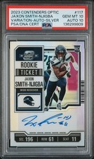 2023  CONTENDERS OPTIC #117 JAXON SMITH-NJIGBA VARIATION-AUTOGRAPH-SILVER
