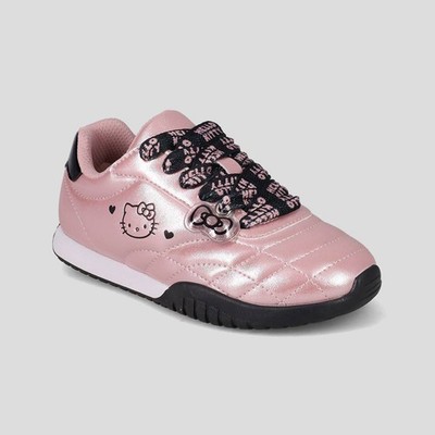 Kids' Hello Kitty Shimmer Sneakers - Pink 1