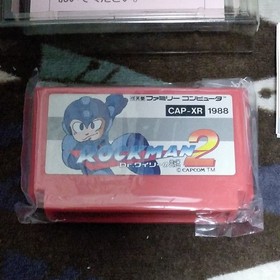 Good condition Box manual Rockman 2 Famicom software Nintendo manual