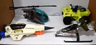 Vintage 90's GI Joe-Hasbro Vehicle Parts Lot Of 4 Helicopter, Plane