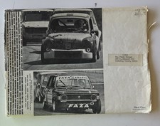 RARE FAZA Abarth Fiat Racing Newsletter Catalog FERRARI Article SCCA Campagnolo