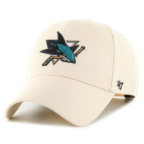 47 Brand Snapback Cap - Nhl San Jose Sharks Natural Beige-image