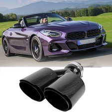 Carbon Fiber 2.5"/ 4" Dual Slant Cut Exhaust Tip For M240i M440i M550i Z4 M40i