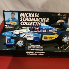MINICHAMPS 1:43 Benetton Renault B195 Belgium GP 1995 Schumacher w/ Case