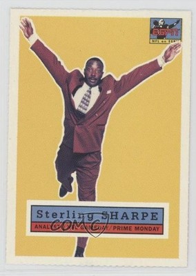 1995 ESPN NFL Gameday/NFL Primetime Sheet Singles Sterling Sharpe #84 0wm7