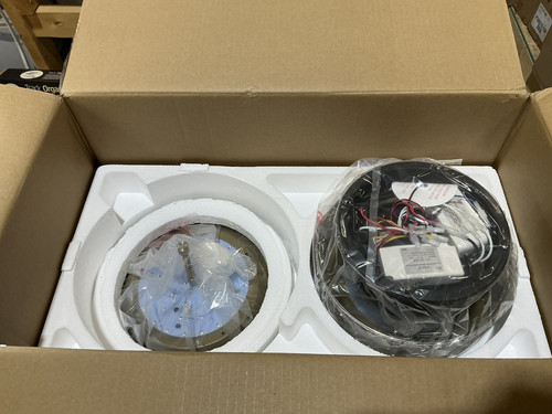 READ DESCRIPTION RiverOfGoods Lexington 52” LED Indoor Silver Crystal CeilingFan - Picture 6 of 8