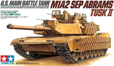 TAMIYA 1/35 No.326 US MAIN BATTLE TANK M1A2 SEP ABRAMS TUSK II kit 35326 JAPAN81
