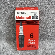 Ford Motorcraft Spark Plugs BSF42C set of 6 NOS