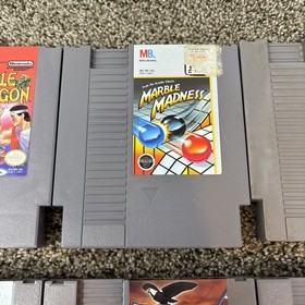 Nintendo NES Game Lot Tested  Lot Of 6 Turtles Life Force Double Dragon Marble