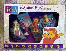 "Figuras divertidas de pijama Winnie the Pooh con sacos de dormir tigger lechlet juguetes de 3"""