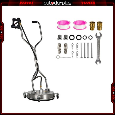 #ad #ad 16.5quot; Pressure Washer Surface Cleaner With Handles W 4 Spinner Wheels $150.09