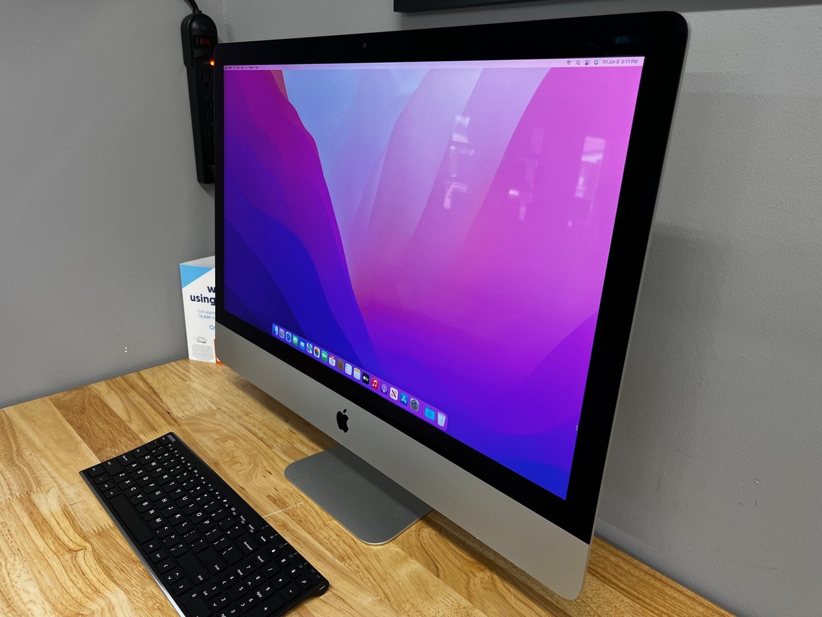 2015 Apple iMac 27” 5K All in One Desktop i5, 512GB SSD, 8GB RAM