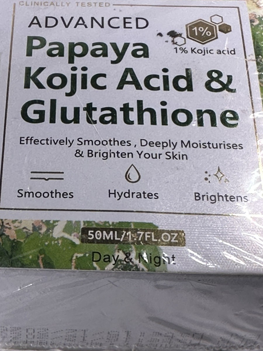 kojic acid and glutathione cream Papaya Kojic Acid Glutathione Cream Vitamin Deep Facial Moisturizer Exp  12/26