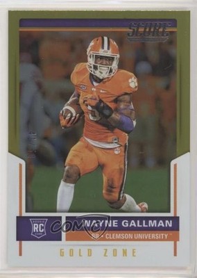 2017 Score Rookies Gold Zone 41/50 Wayne Gallman #383 Rookie RC 1s7