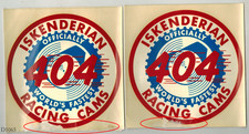 Iskenderian Racing Cams Worlds Fastest Vtg 1964 Water Slide Decals 2pc Blems Iskenderian Racing Cams Worlds Fastest Vtg 1964 Water Slide Decals 2pc Blems