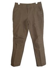 Kuhl Brown Utility Pants Women 10 Heavy Duty Workwear Outdoors Articulated Knees