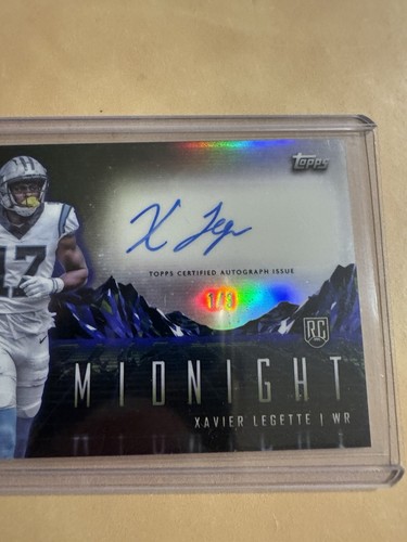 Xavier Legette 2024 Topps Midnight #RHS-XL Rookie Horizon Signatures RC /3 ๐ฅ๐ฅ - Picture 2 of 3