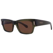 Ferragamo Brown Rectangular Men's Sunglasses SF2011S 320 53 SF2011S 320 53
