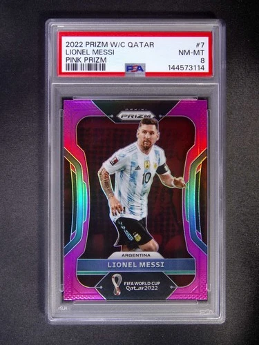 World Cup Lionel Messi 2022 Panini Prizm World Cup Lionel Messi #7 Pink