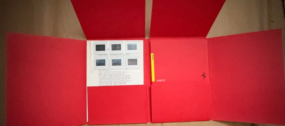 FERRARI- Kit Press completo-Folder brochure originale 65°Salone Auto Torino-1994 - Immagine 4 di 4