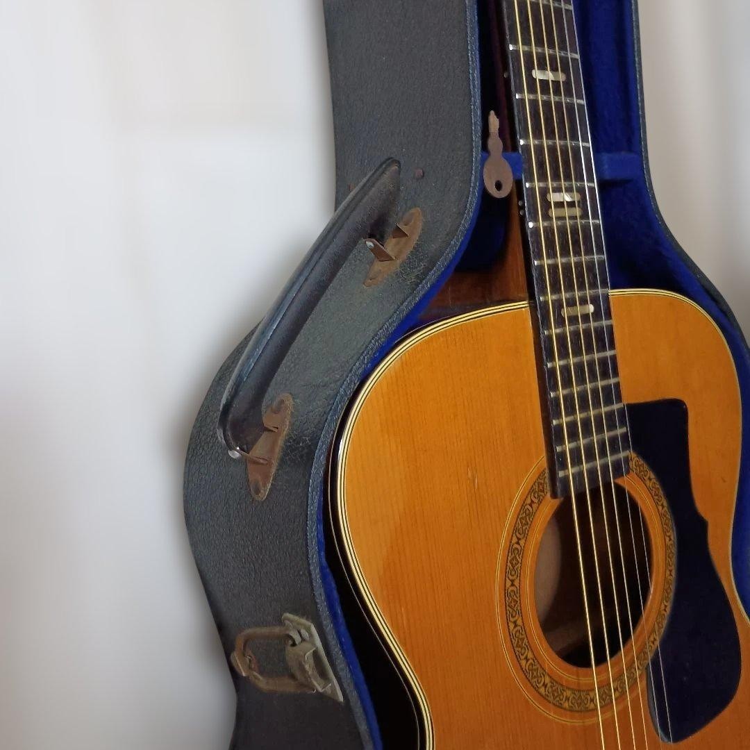 KASUGA F-15 acoustic guitar made in 1970 with hard case | eBay