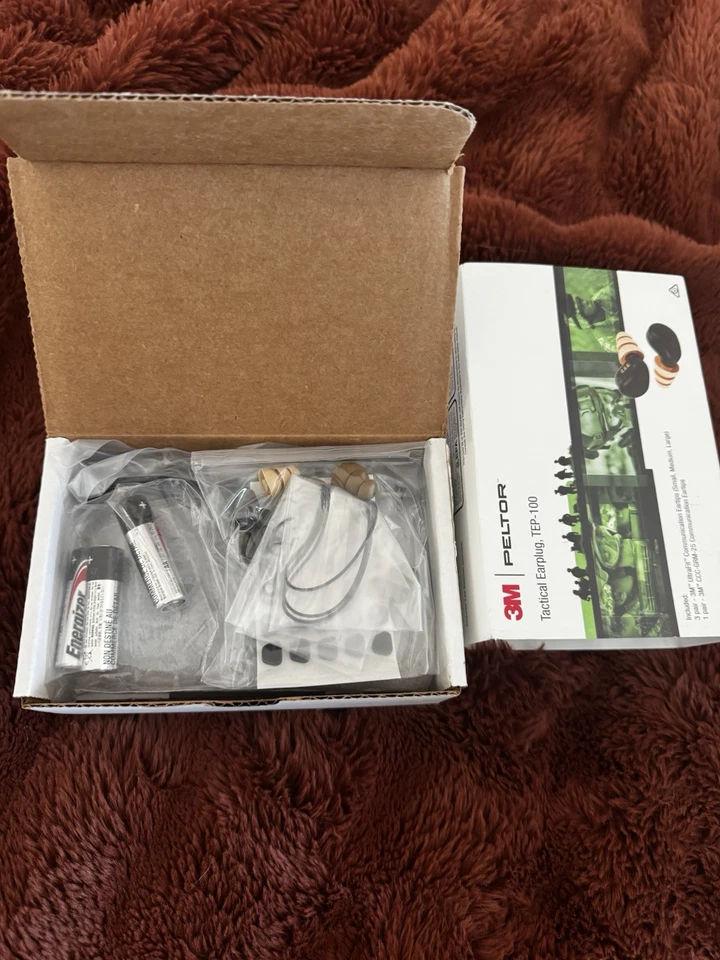 Kit de tapones tácticos para los oídos 3M Peltor TEP-100 negro Foto 2 de 3