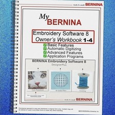 My Bernina Workbook s 1, 2, 3 4 for Embroidery Software 8: SPIRAL FIXED Bundle