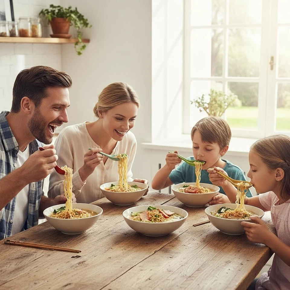 8Pcs Asian Soup Spoons Long Handle with Hook 8 Colors 6.5inch Chinses Soup Spoon - Image 2 of 4