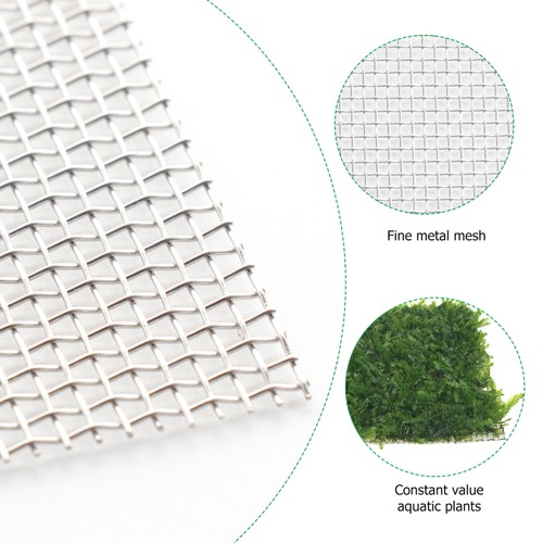 Stainless Steel Mesh for Aqurium Plants Moss Sheets Aquarium Pad Fish Tank - Bild 9 von 11
