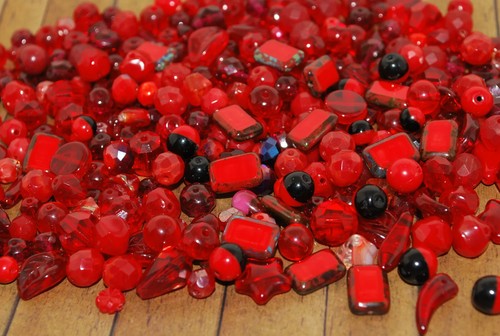 Quality Czech Glass Bead Mix - 60g Fire Polished, AB, Dagger, Seed - 3mm -20mm