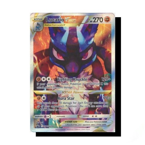 Lucario VSTAR Black Star Promo SWSH291 Crown Zenith Pok mon EBay