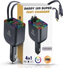 Bluetooth 5.3 Car FM Transmitter with Hands-Free Calling, Noise Canceling