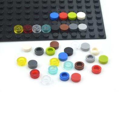 ️450x 1x1 Round Tile Smooth Plate for Lego Compatible 98138 Pick Your Color
