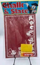 Vintage Walt Disney Kids Chalk & Slate - New Sealed with Chalk & Eraser No. 349