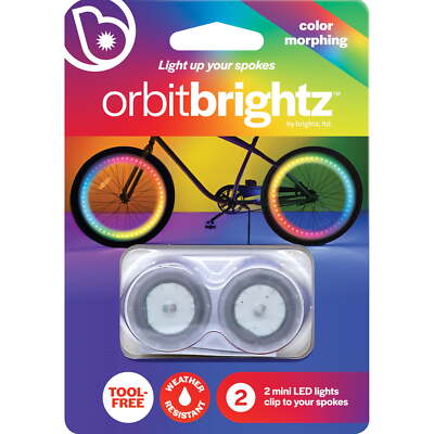 Orbit LED Spoke Lights, Color-Changing, Weather-Resistant, 2-Pack