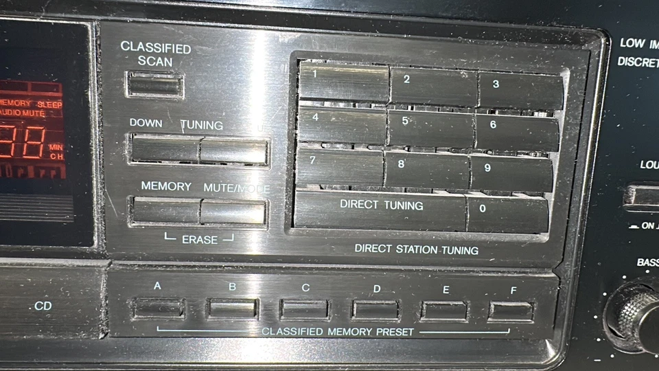 Vintage Onkyo R1 TX-930 Quartz Synthesized AM/FM Tuner Receiver/Verstärker - ohne Fernbedienung - Bild 2 von 4