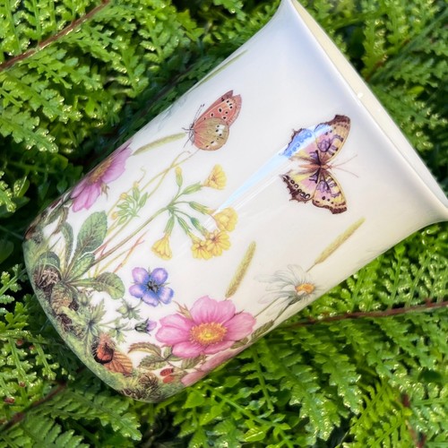 4 New Stechcol Gracie Bone China Spring Garden Floral Butterfly Insets Tea Mugs - Picture 7 of 10