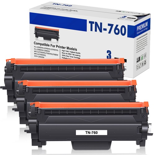 TN760 Toner Cartridge for Brother TN730 MFC-L2710DW DCP-L2550DW HL-L2390DW lot - Picture 16 of 23