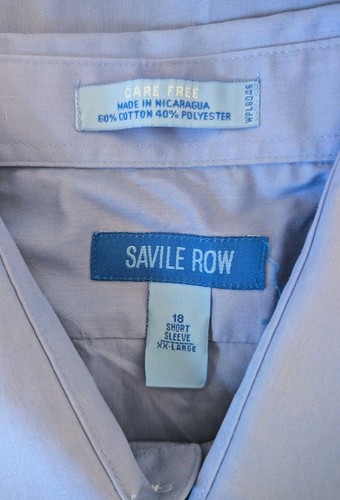 Savile Row short-sleeve dress shirt - Picture 3 of 3
