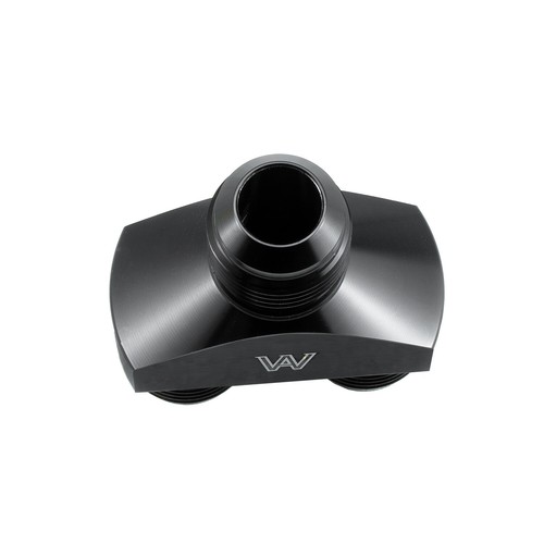 10 AN "Y" Block Fitting Junction Coupler 10/10/10 Y Parallel Exit BLACK New. - Picture 4 of 10