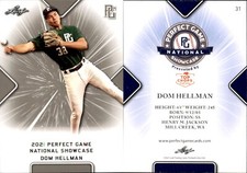 DOM HELLMAN 2021 LEAF PERFECT GAME 
