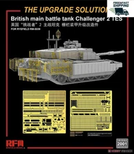RYEFIELD 2001 Photo-Etched Parts Set for British Main Battle Tank Challenger